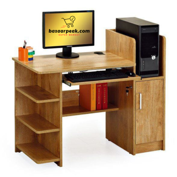 computer table with cabinate and storage