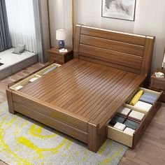 storage bed with drawers